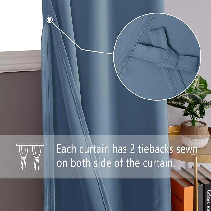 DWCN Blackout Curtains for Bedroom - Image 3