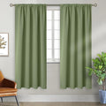 BGment Olive Green Blackout Curtains 72 Inches Length by BGment