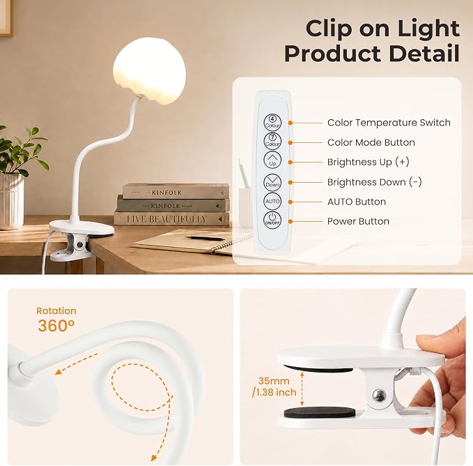 ShineTech Clip-On Reading Light - Image 7