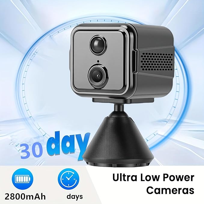 Fabater Indoor Security Camera, 4K 3MP 2.4GHz 5GHz Dual Band AI Motion Detection WiFi Indoor Security Camera for Home Office