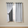 TOWN & COUNTRY LUXE Talia Double Layer Indoor Curtains, Sheer and Room by TOWN+%26+COUNTRY+LUXE