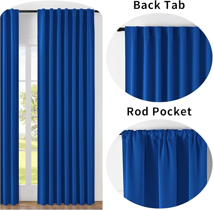 Joydeco 72 Inch Blackout Curtains - Image 2