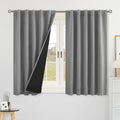 BGment Dove Grey Short Camper Curtains by BGment