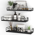 Floating Shelves Set of 3, Wood Wall Shelf, Farmhouse Shelf by Amoot