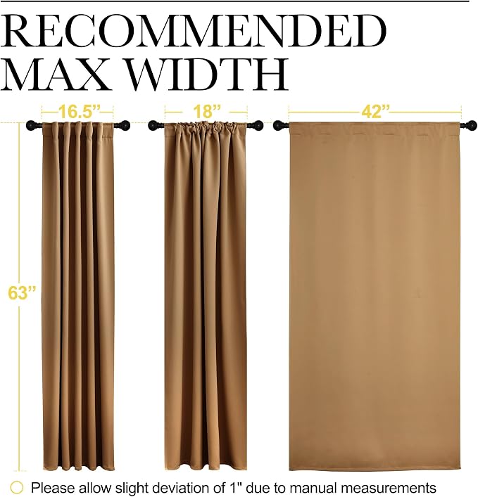 NICETOWN Blackout Curtain Panels - Image 7