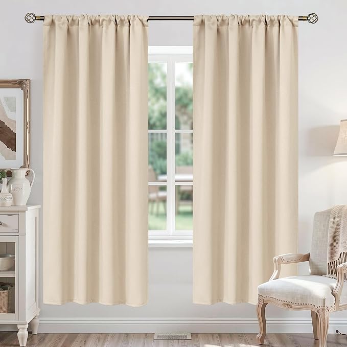 BGment Champagne Blackout Curtains by BGment