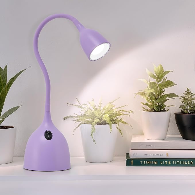 EJIAXIN Gooseneck Desk Lamp 360° LED Flexible Reading Light Small Desk Lamps - Image 7