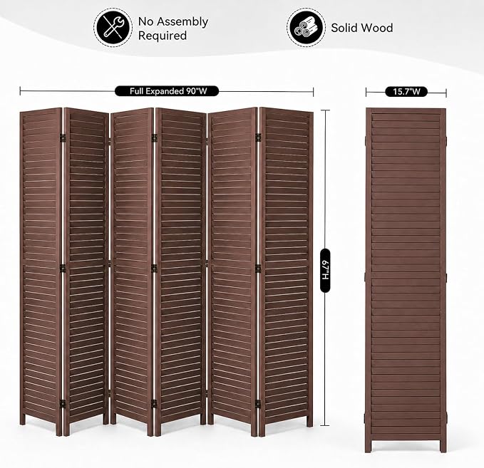 Wood Room Divider - Image 3