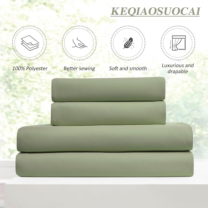 Sage Green Pinche Pleat Curtains 45 Inches Long Thermal Insulated Dark Black - Image 5