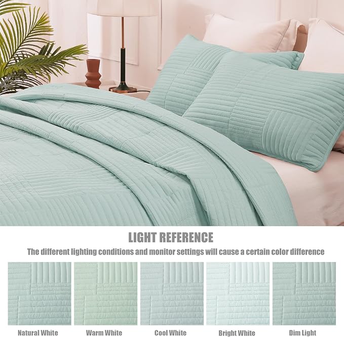 Whale Flotilla Ultra Soft Twin Quilt Bedding Set, Lightweight - Image 5