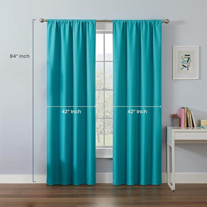 Eclipse Kendall Blackout Rod Pocket Curtain - Image 2
