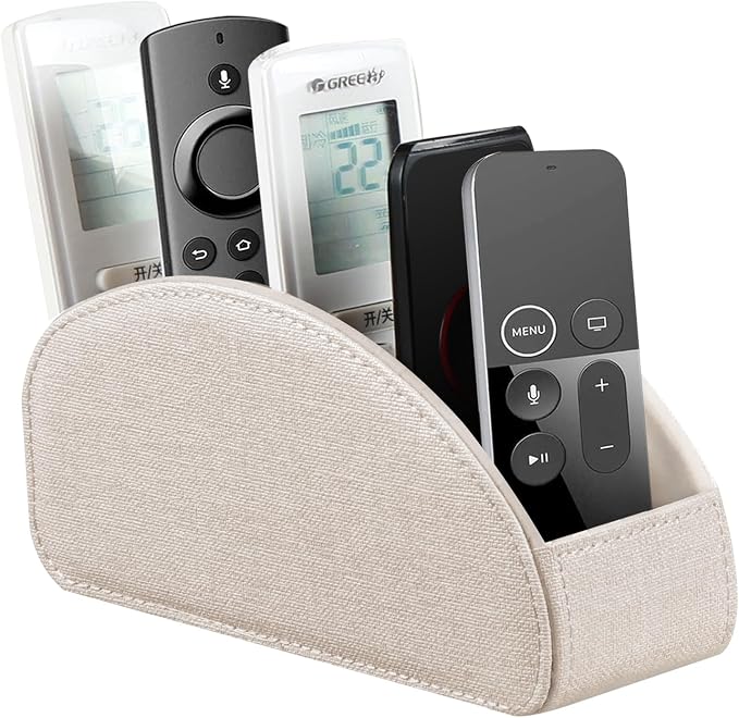 PU Leather TV Remote Control Holder/Caddy by YAPISHI