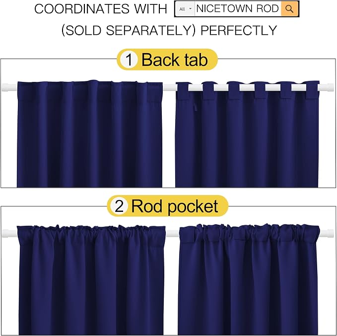 NICETOWN Vertical Blinds Window Curtain Panels - Image 3