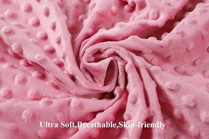 Dot Bassinet Sheet Set 2 Pack Stretch Fitted Cradle Sheets,Ultra Soft,Universal Fit Oval Rectangle Hourglass Pad/Mattress, for Baby Girls and Boys Pink, Love