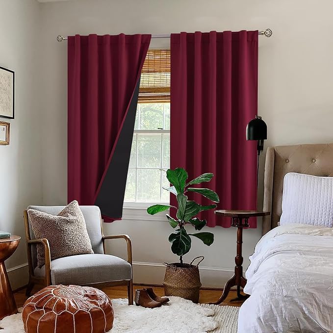 BGment 100% Blackout Curtains 40 Inch Length - Image 9