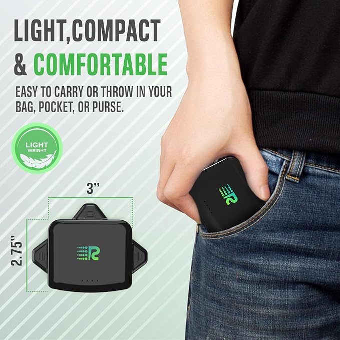Rush Charge Universal Comet Portable Power Bank 3200mah, 2.1A High-Speed Fast Charging - Apple Lightning, Type C, Micro-USB Charges 3 Devices at a Time Pre-Charged Compatible with iPhone 17 16 15 14