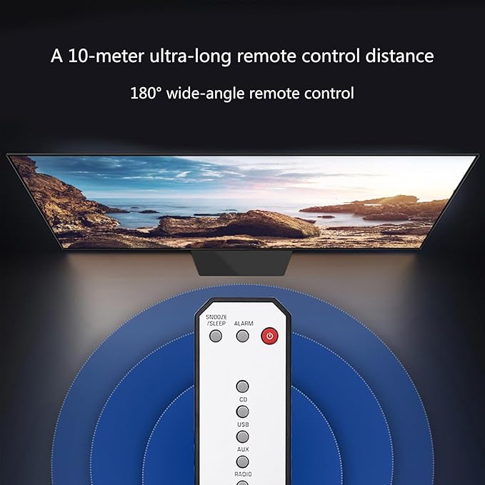 Media Controller Featuring Ergonomic Button Layout and Wide Compatibility for ISX-B820 ISX-800 MCR-B043D