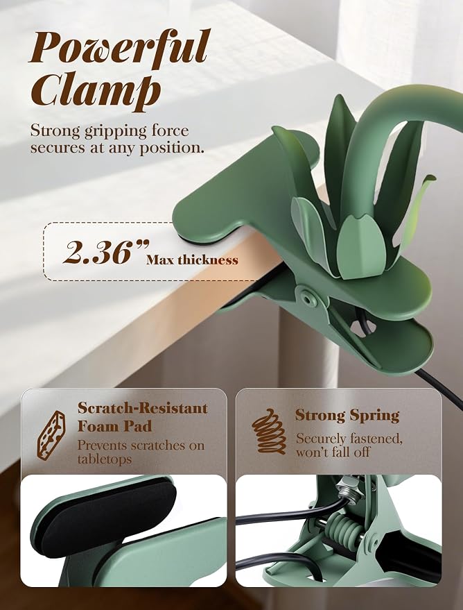 Clip On Light and Bed Headboard Lamp, Valentines Day Gifts - Image 3