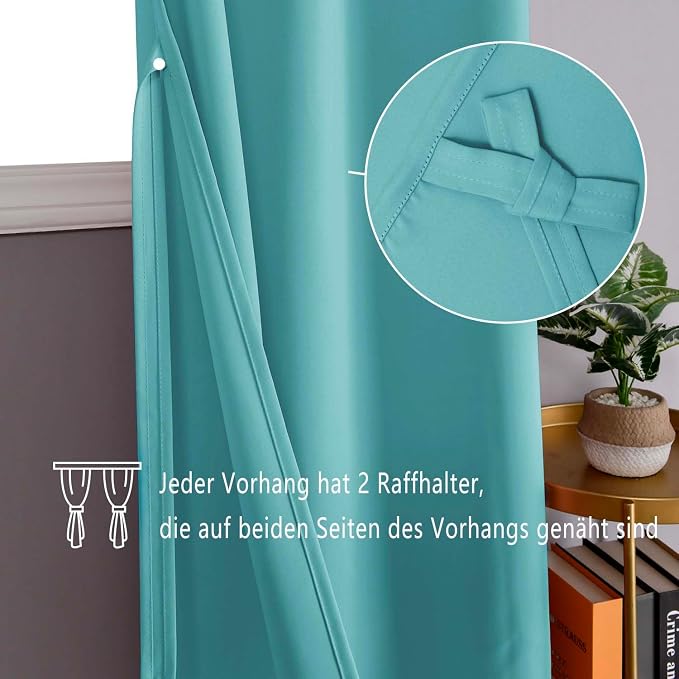 DWCN Blackout Curtains for Bedroom - Image 2