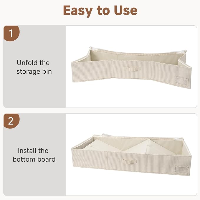 StorageWorks 7 Inch Low Profile Under Bed Storage Containers - Image 7
