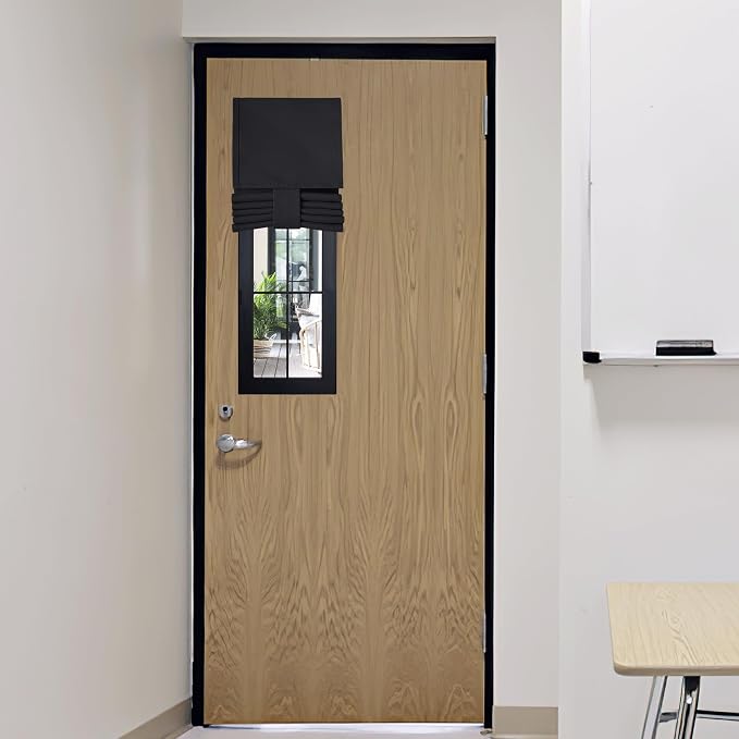 RYB HOME Blackout Shades for Classroom Window & Door Cover, W8 x L36, Room by RYBHOME