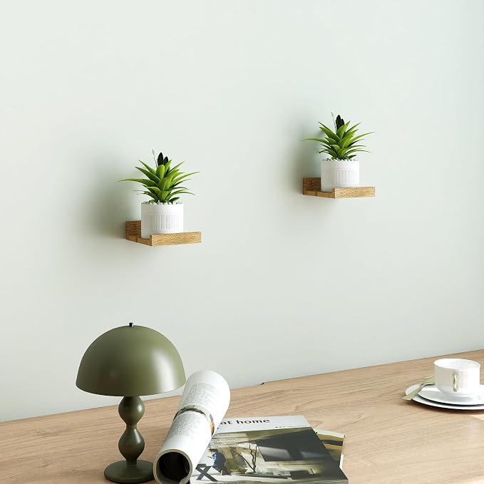Small Oak Floating Shelves for Wall, Shelf - Image 2