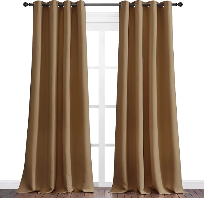 NICETOWN Sleek Blackout Curtains 102 inches Length - Image 2