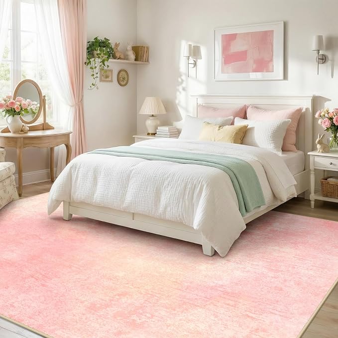 RELEANY Washable 8'x10' Abstract Area Rug - Image 3