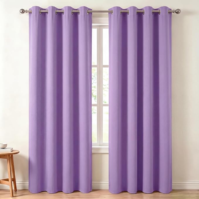 Diraysid Lavender Grommet Blackout Curtains by Diraysid%2C+refresh+your+life