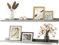 Grey Floating Shelves for Wall Decor, 30 in Shelf by Unknown