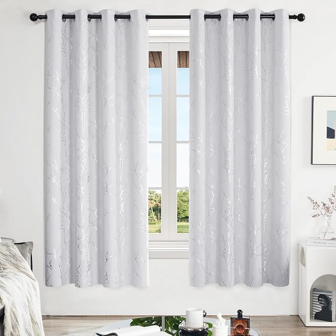 Deconovo Living Room Curtains 72 Inches Long, Thermal Insulated, Room Darkening - Image 2