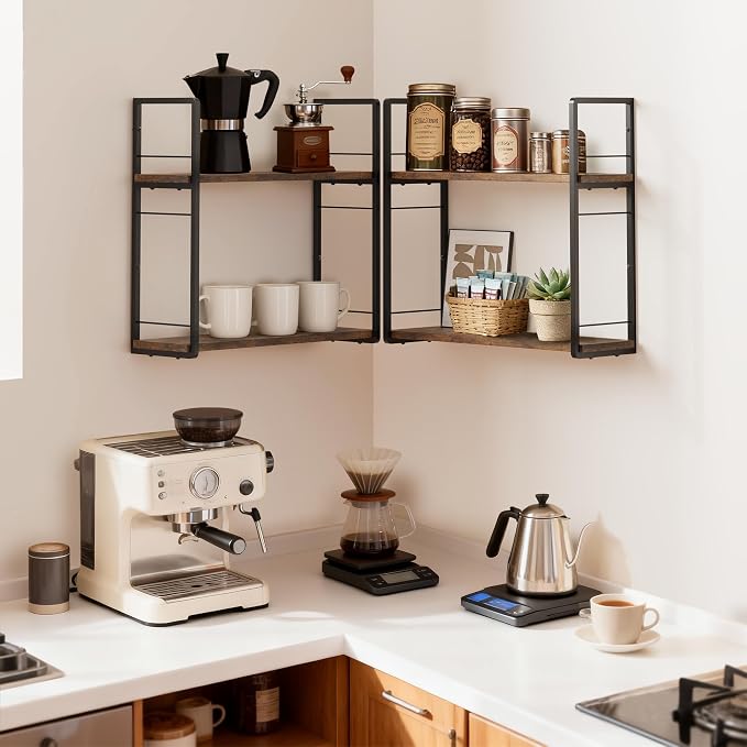 2-Layer Wall Bookshelf for Book Storage, Floating Book Shelves for Wall - Image 6