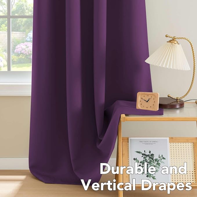 H.VERSAILTEX Window Treatment Blackout Thermal Insulated Room Darkening Solid - Image 8