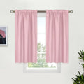 BGment Light Pink Room Darkening Curtains 45 Inches Long by BGment