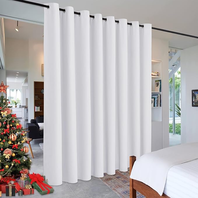 RYB HOME Extra Wide Curtains for Bedroom Closet Office Living Room Divider | by RYBHOME