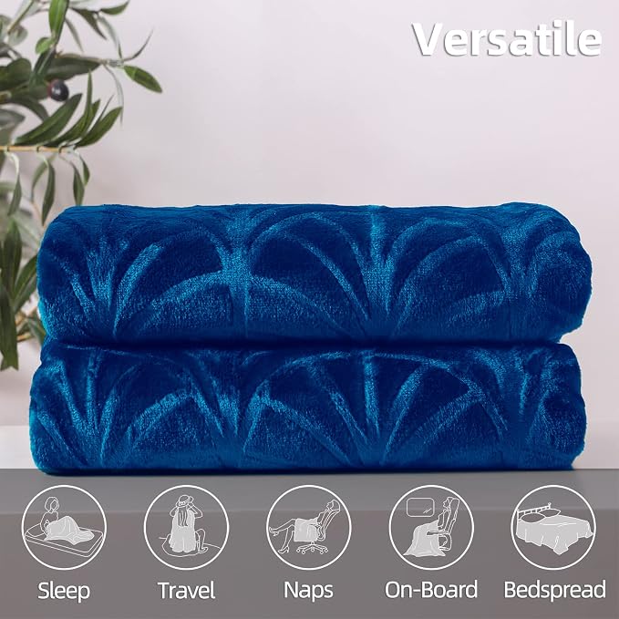 Whale Flotilla Soft Flannel Fleece Throw Blanket - Image 6