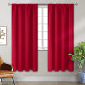 BGment Red Blackout Curtains for Bedroom 72 Inches Length by BGment