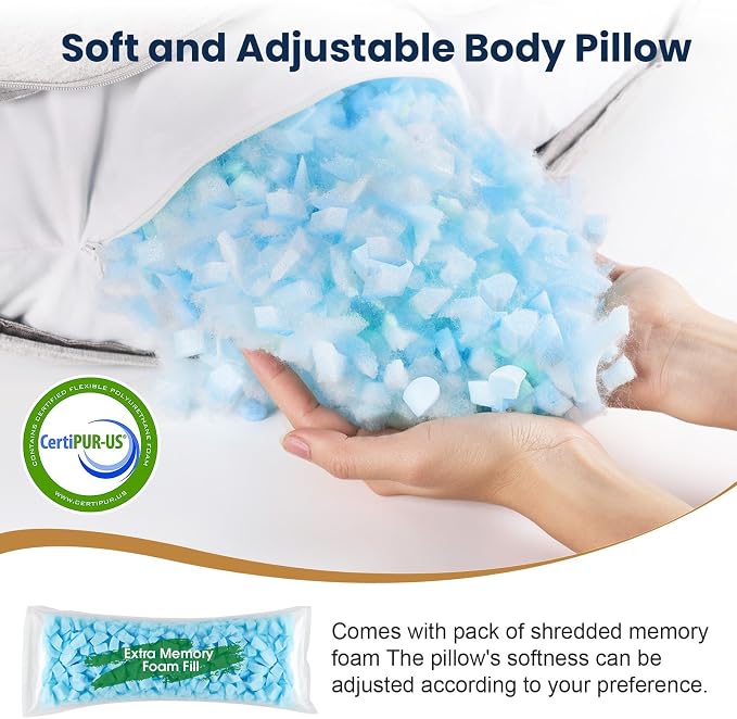 TranquilRelax C Shaped Body Pillow - Image 5