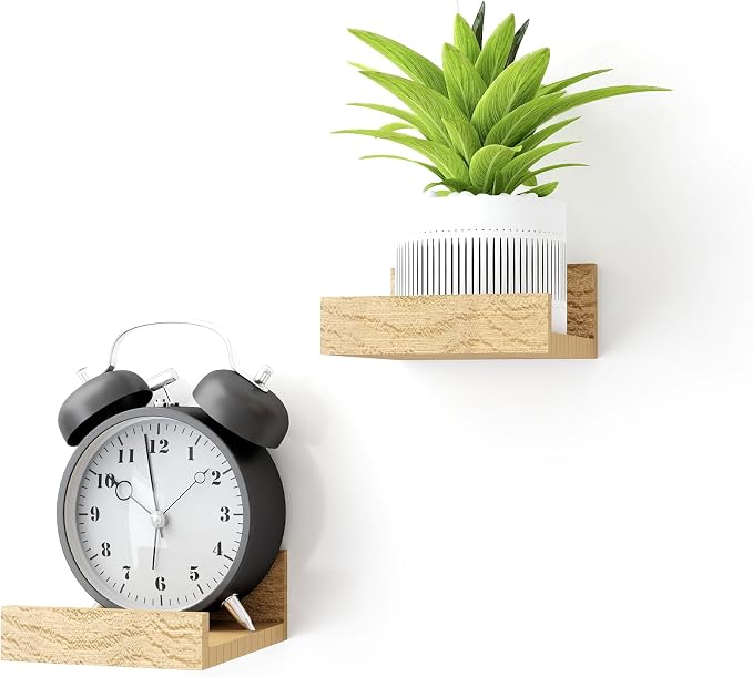 Small Oak Floating Shelves for Wall, Shelf by Unknown