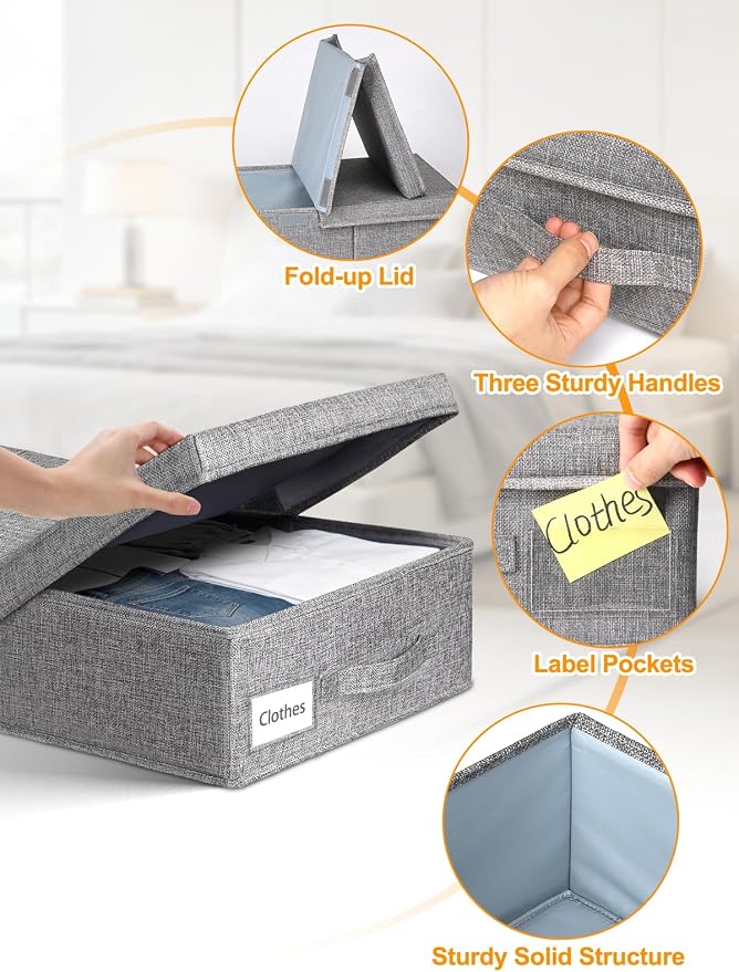 punemi 6 in Tall Under Bed Storage Containers - Image 6