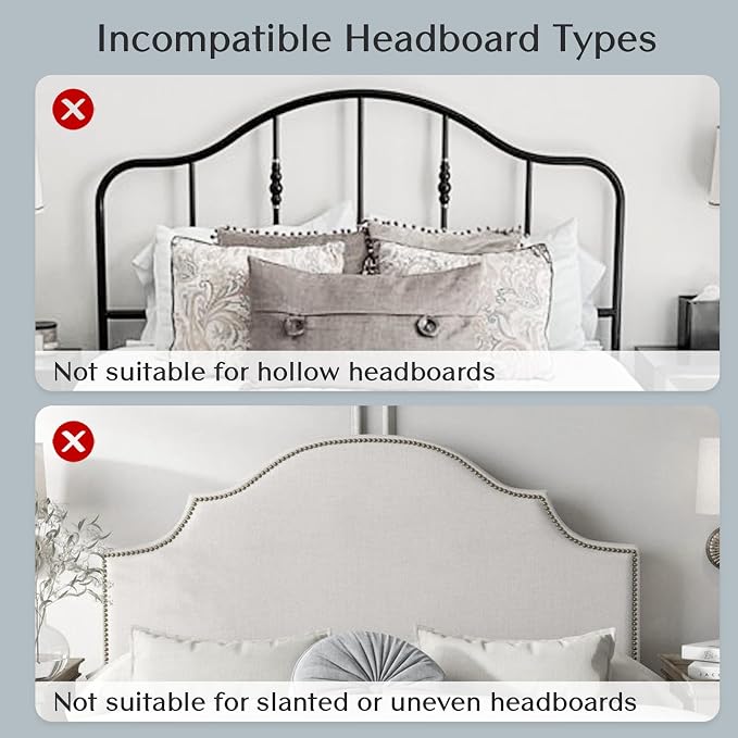 Patented Innovative Design Headboard Reading Light. No Drilling Golden Book - Image 5