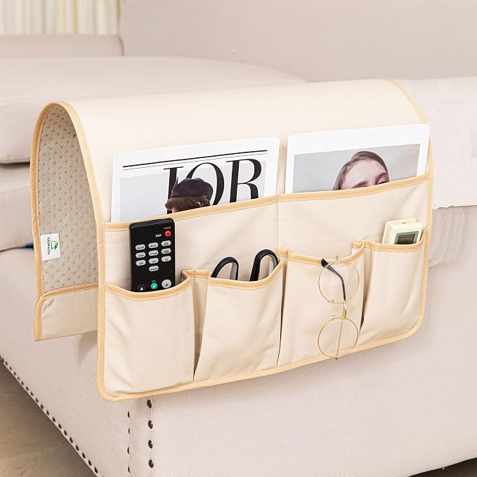 HAOMAIJIA Sofa Armrest Organizer, Remote Control Holder by HAOMAIJIA