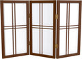 2 ft. Short Desktop Double Cross Shoji Screen by RedLantern