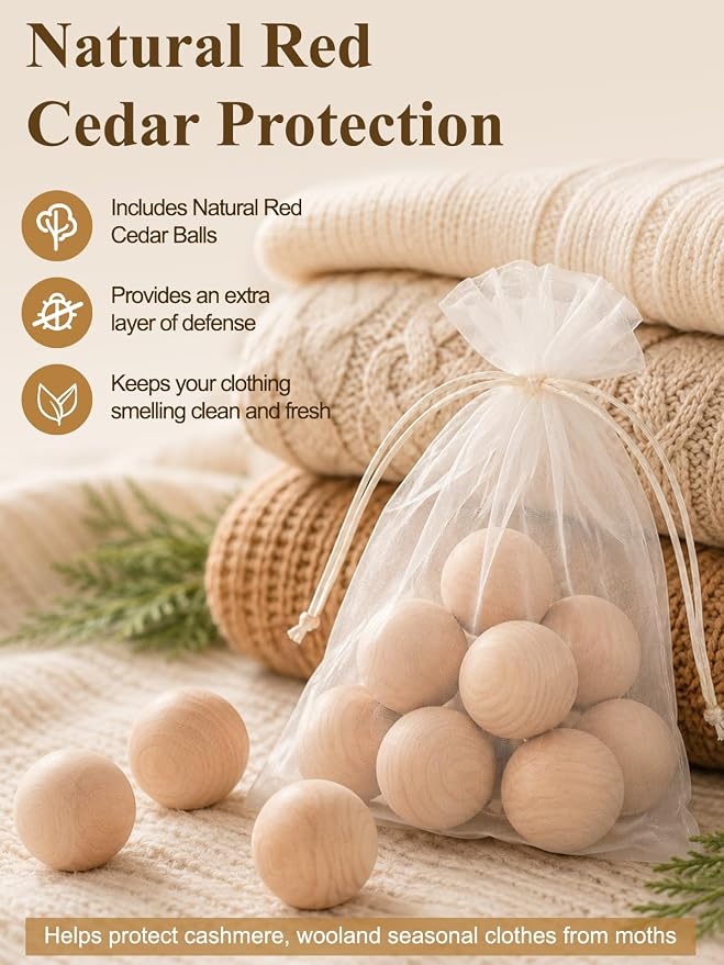 punemi 50L Cashmere Sweater Storage Bags, 2 Pack, Steel Frame, Stackable Design - Image 3