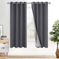 XWZO 100% Blackout Curtain Panels by XWZO