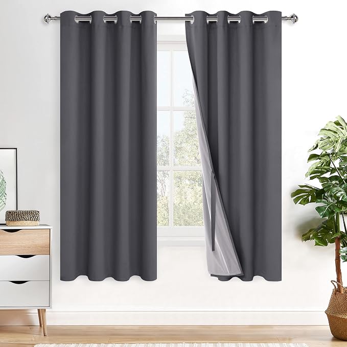 XWZO 100% Blackout Curtain Panels by XWZO