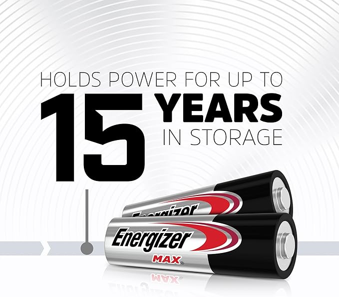 Energizer MAX AA Batteries, 12 Pack, Double A Alkaline Batteries