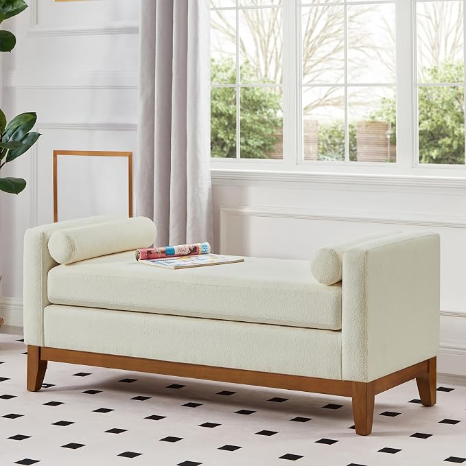 51" End of Bed Bench for Bedroom Living Room - Image 6