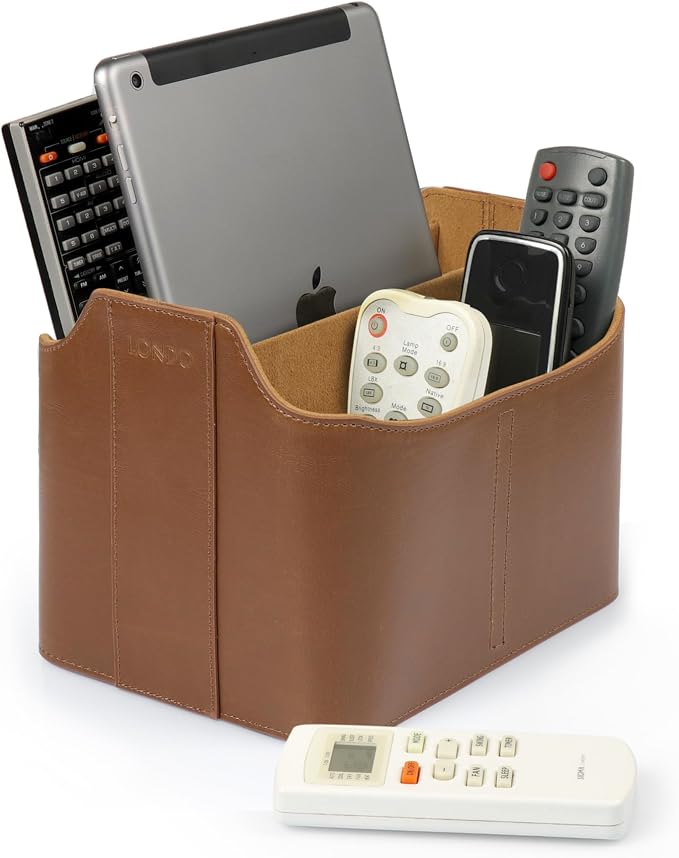 Londo PU Vegan Leather Desk Organizer Cube - Image 2