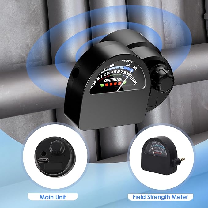 Water Leakage Detection for Home, Underground Water Leak Detector Sensor Alarm for Home, Pipe Leak Leakage Detector Sound Intensifier for Site Construction, Tube Construction, Car Maintenance (#2)